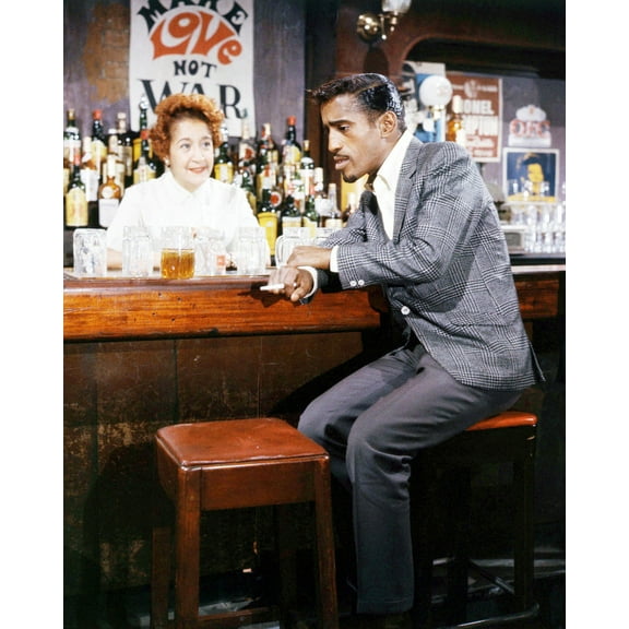 Sammy Davis Jr. On Bar Stool 24X36 Classic Hollywood Poster