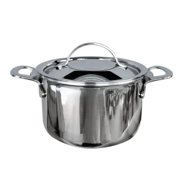 Caldera de leche de acero inoxidable, cacerola pequeña para leche - Práctica olla para derretir y calentar líquidos
