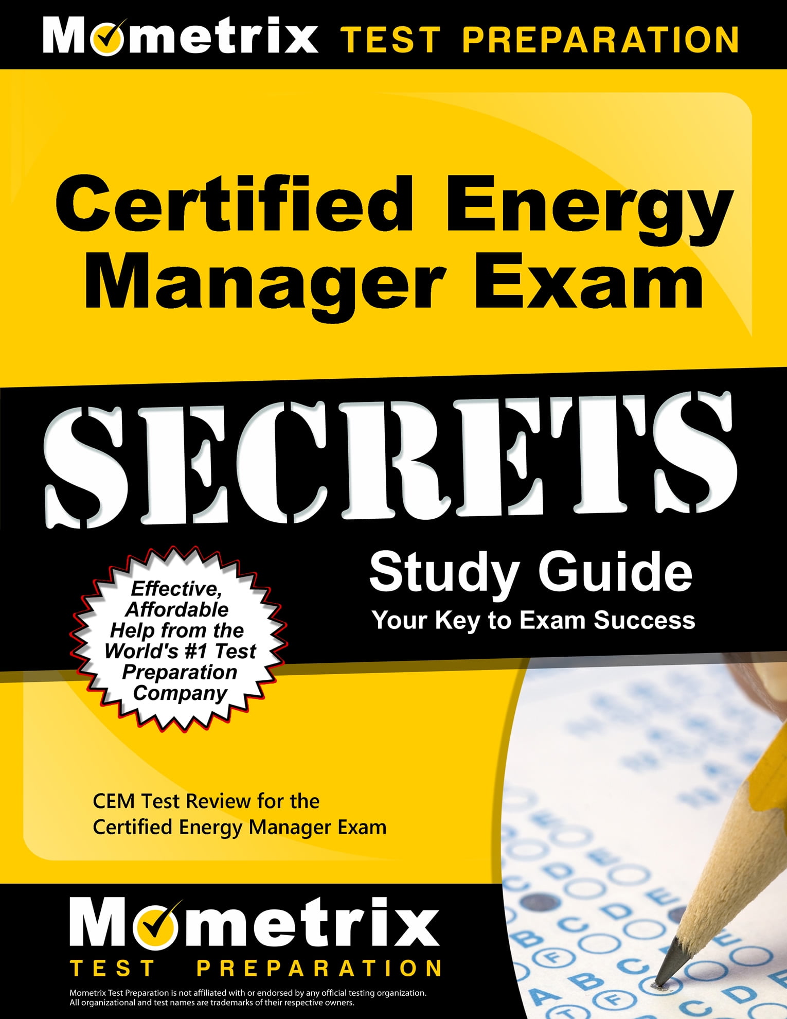 Certified Energy Manager Exam Secrets Study Guide Cem Test Review for