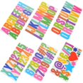 thumbnail image 1 of 6 Sheets of Adhesive Stickers Colored Alphabet Number Stickers Multi-function Letter Number Stickers, 1 of 4