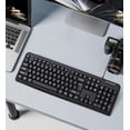 thumbnail image 2 of Keyquest USB Wired Keyboard Quiet Keys Ergonomic Full Size Plug and Play for Office Desktop Laptop, 2 of 5