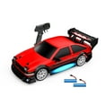 thumbnail image 2 of CAR 2.4GHz Control Remoto Drift Car 1:24 30 km/h Alta Velocidad Controlado Remoto Vehículo 4WD Con Luces Delanteras Luces Inferiores Luces de Ala Trasera Ruedas, 2 of 7