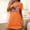 Orange, variant on Aobny Lightweight Womens Nightgowns Patriotic Short Loungewear Crew Neck Short Sleeve Purple Womens Sleep Shirts,XXL