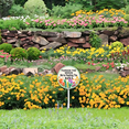 thumbnail image 5 of Kurmntregon Pardon The Weeds,We're Feeding The Bees Sign With Stake Pollinator Friendly Bees Wildflower Garden Sign With Stake Round 9.2inch Rustproof Lawn Aluminum Garden Farm Outdoor Decoration, 5 of 7