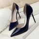 thumbnail image 5 of Women Pumps Elegant Pointed Toe Patent Leather Office Lady Shoes, 5 of 5