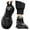 Black, variant on Men's Breathable Mesh Slip-On Sneakers, Lightweight Athletic Walking Running Casual Fitness Shoes