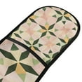 thumbnail image 4 of Yayeee Double Oven Mitt Kitchen Heat Resistant Baking 35" x7" Quilted Glove, Retro Black Stars, 4 of 6