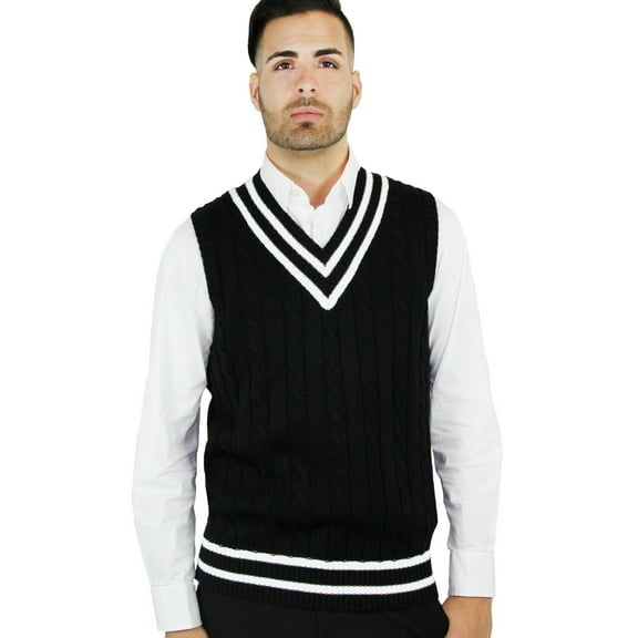 Blue Ocean Mens Cable Vest (sv-222)