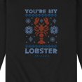 thumbnail image 3 of Friends - You're My Lobster Ugly Sweater - Men's Crew Fleece Sweatshirt, 3 of 5