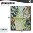thumbnail image 4 of Stupell Industries Bohemian Coastal Morning Leaves Black Framed Giclee Art, 24 x 30, by Dani Heyward, 4 of 8