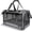 Grey, variant on CTUER Pet Carrier for Large Cat Soft-Sided Animal Traveling Bag for Medium Cat up to 20lbs / Washable Small Dog Puppy 10 lbs Crate Case with Privacy Curtains for Home Outdoor Travel