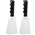 thumbnail image 6 of GOOHOCHY decorative cow bells Cow Bells White for Elderly Handheld Design 2pcs, 6 of 8
