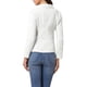 thumbnail image 3 of BLAZER DE TWEED PARA MUJER CHIC INSPIRADOR CON SOLAPA EN V, MANGA LARGA, ELEGANTE Y CASUAL DE NEGOCIO, TALLA L, BLANCO Y NEGRO, 3 of 6