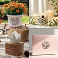 thumbnail image 5 of 1 Set 25Pcs 25 Styles PVC Self Adhesive Stickers Waterproof Embossed Card Making Black and White Sticker Flower 100x90mm 1pc/style, 5 of 7