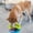 Light Green, variant on Rotating Interactive Slow Feeder Dog Bowl for Small Medium Dogs, Puzzle Design Fun Feeding Bowl Extends Mealtime, Detachable Easy Clean Pet Food Bowl Dog Supplies