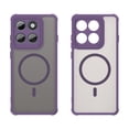 thumbnail image 2 of Feishell Designed for Motorola Edge (2025) Magnetic Case,[Compatible with MagSafe] [Military Grade Drop Protection] Slim Translucent Matte Shockproof with Anti-Fingerprint Phone Case,Purple, 2 of 7