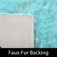 thumbnail image 3 of Latepis Fur Rug 6x9, Faux Sheepskin Rug for Living Room, Fluffy Washable Rug for Bedroom, Kid's Room, Luxury Room Decor, Light Blue Rug for Bedroom Fluffy, Rectangle, 3 of 7
