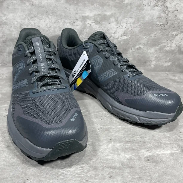 New Balance T510 Fresh Foam Toe Protect Gray Lace Up Sneakers Men's Size 12 New
