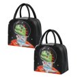 thumbnail image 1 of Oleegame 2 Pcs Sac de Rangement pour Produits, Sac à Main Isolé, Sac à Lunch, Sac à Lunch, Chiot Brun (Isolation 3D) Noir, 1 of 9