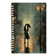 thumbnail image 2 of WOBOGO Date Rain Notebook College Horizontal Grid Paper Ink Spill Resistant Water Resistant Cover 8.3x5.7x0.4in, 2 of 8
