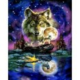thumbnail image 1 of Diamond Painting (DE6177) 5D Wolf Animal Pattern Square Rhinestone (B1266) 40x50cm FLhrweasw Nuevo, 1 of 1