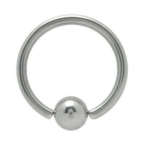 Nipple Ring Hoop Captive Bead Ball Surgical Steel Piercing CBR 