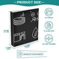 Three Ring Binder Kitchenware Patterns 1.5 Inch Round Binder D-Rings ...