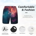 thumbnail image 3 of Saiise Cosmic Paint Swirl for Mens Swimming Trunks Swim Trunks Quick Dry Swim Shorts with Mesh Lining Funny Swimwear Bathing Suits-Large, 3 of 6