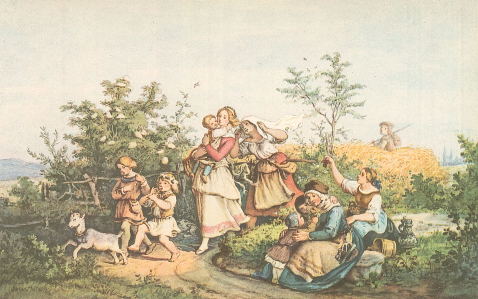 Адриан людвиг рихтер картины