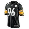 thumbnail image 2 of Men's Nike Breiden Fehoko  Black Pittsburgh Steelers  Game Jersey, 2 of 6