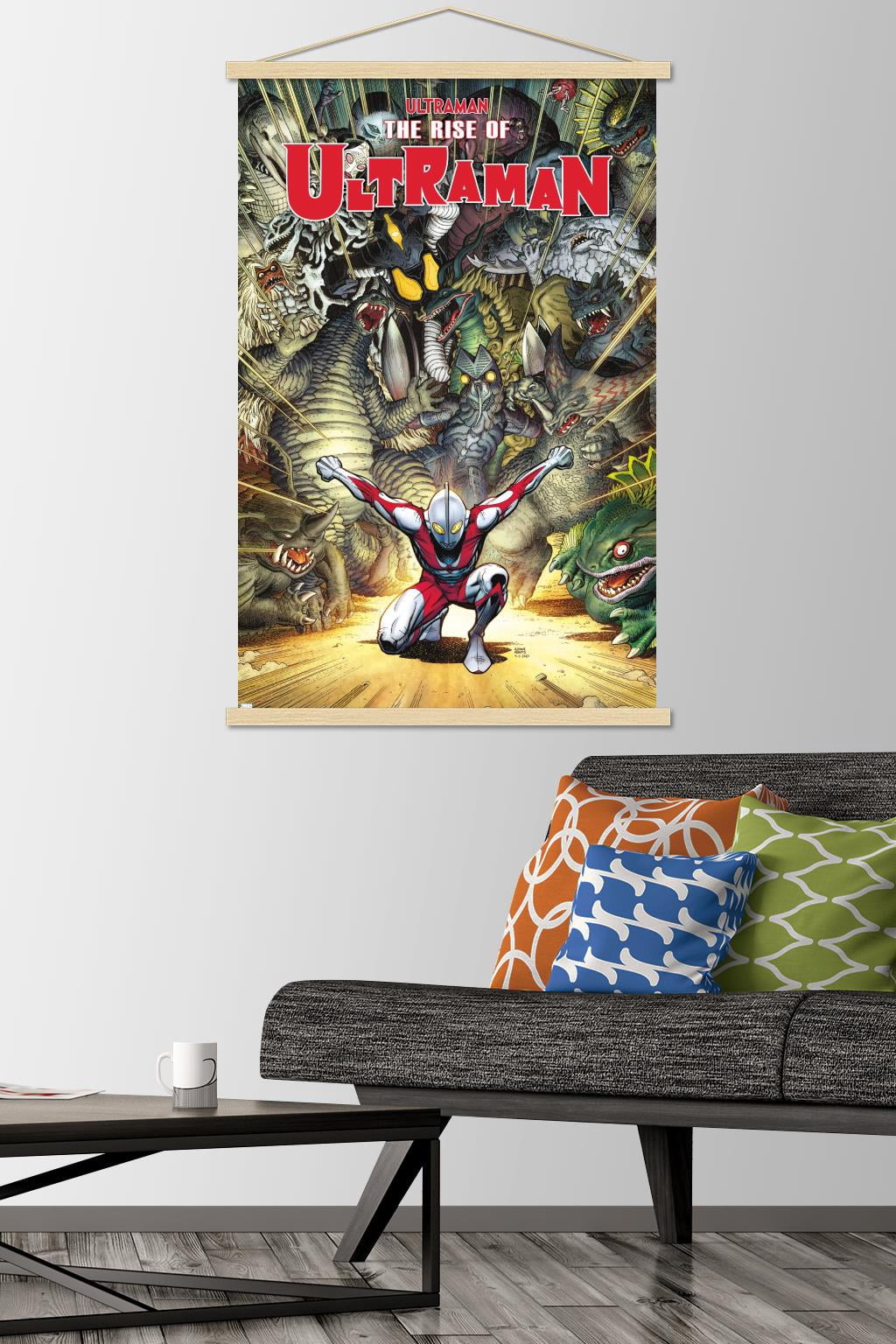 The Rise of Ultraman - Cover #2 Variant by Arthur Adams Wall Poster with Magnetic Frame, 22.375" x 34"