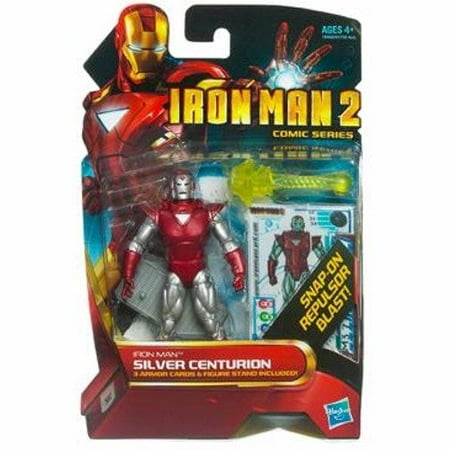 2 Comic Series Action Figure #34 Silver Centurion 3.75 Inch, 3 3/4-inch Iron Man Silver Centurion Comic Book Action Figure is loaded with articulation and detail!.., By Iron Man Ship from