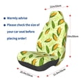 thumbnail image 3 of Wukai Fresh Corn Full Set Car Seat Covers with Soft Padding Universal Auto Front Seats Protector and Cushion Mat, 3 of 5