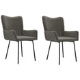 thumbnail image 2 of vidaXL Dining Chairs 2 Pcs Leisure Accent Armchair for Living Room Velvet, 2 of 34