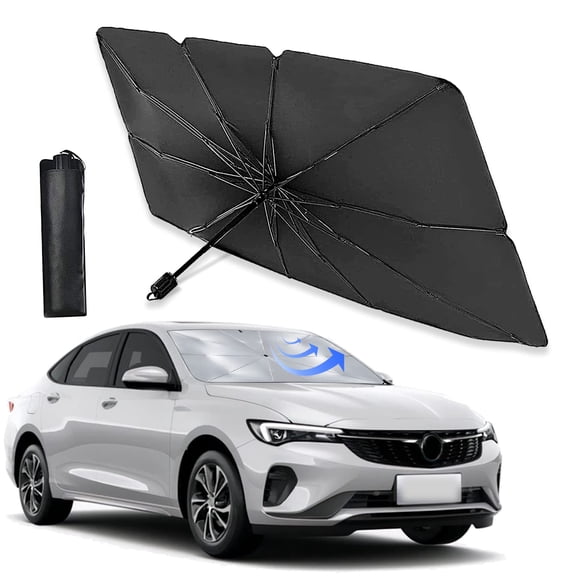 Parasol para parabrisas de coche Ajxn, protección UV, tamaño grande