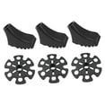 thumbnail image 4 of OUNONA 6 Pcs Walking Cane Tip Black designed for Anti-skid Protection on Trekking Poles, 4 of 8