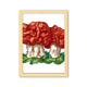 thumbnail image 1 of Cute Red Mushroom ilustrar patron Cuadro de madera decorativa marco de casa A4, 1 of 3