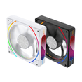 thumbnail image 2 of Ventilador ARGB de 120 mm, 5 V, 3 pines, PWM, silencioso, para PC de escritorio, color blanco, 2 of 7