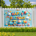thumbnail image 6 of Colorful Design Balloon Decoration Children Celebration Banner for Birthday Party Kids Event Decoration, 6 of 9