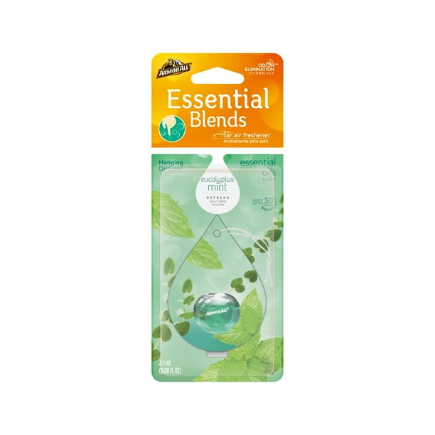 Armor All Car Air Freshener Hanging Diffuser Eucalyptus Mint Walmart