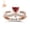 SS925/Rose Gold Plated, variant on USA Mementos Custom Grad Class Rings Sterling Silver for Women High School and College-Heartbeat