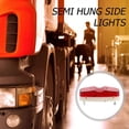 thumbnail image 3 of 2Pack High Brightness Side Marker Lights Red Designed For Trucks Offering Easy Installation And Wide Illumination, 3 of 5