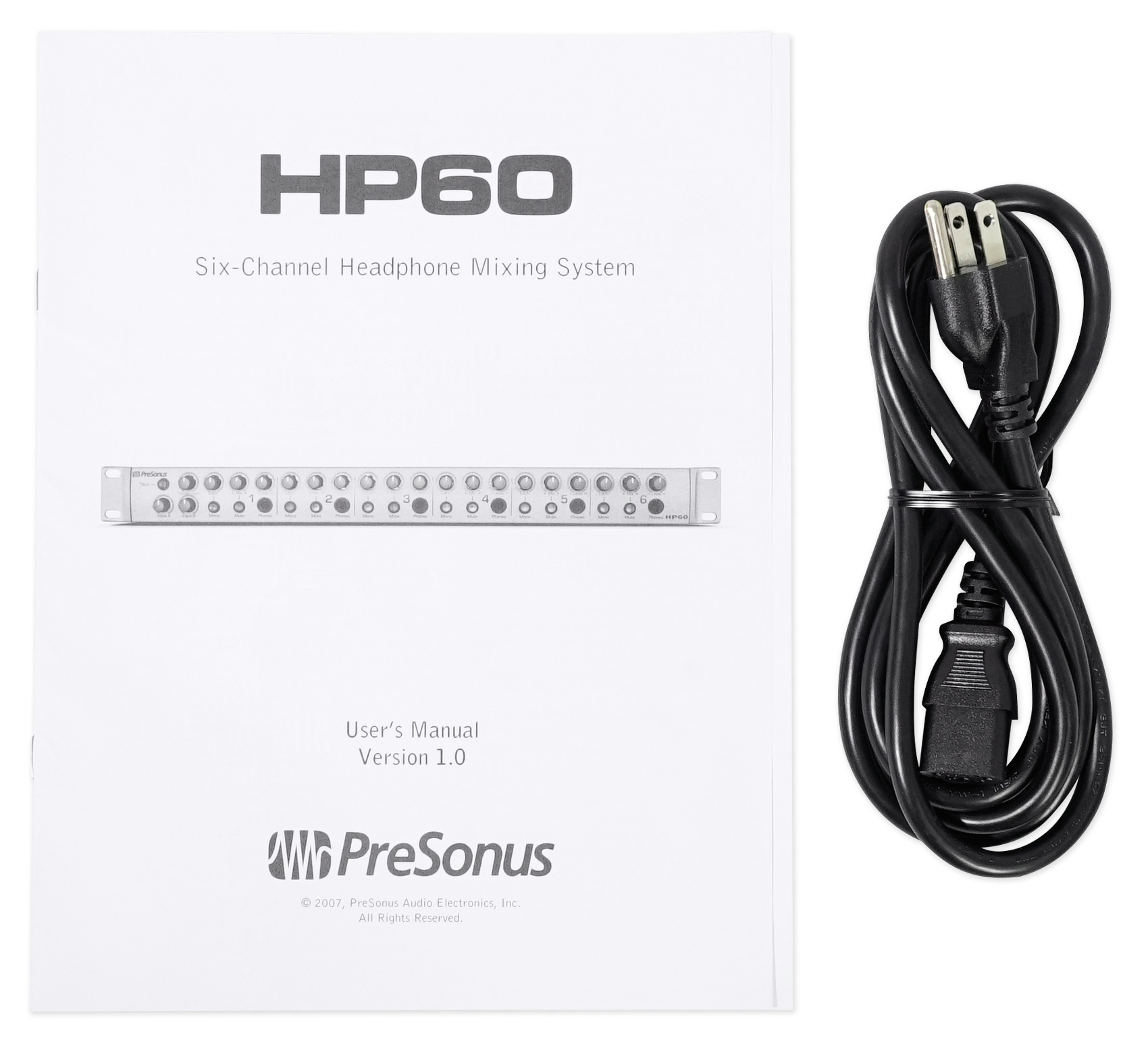 Presonus HP60 6-Channel Amplifier Headphone Amp + AKG Studio Headphones - image 5 of 10