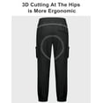 thumbnail image 6 of Little Donkey Andy Men's Hiking Pants Lightweight Quick Dry Outdoor Running Cargo Black S, 6 of 7