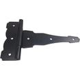 thumbnail image 2 of 2 Pack 8" Black Decorative Reversible T-Hinges, 2 of 2