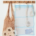 thumbnail image 4 of OULII Bolsa Organizadora Azul De Malla Para Con Gancho Para Colgar Artículos De Ducha, 4 of 6
