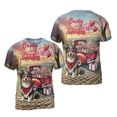 thumbnail image 3 of Be My Valentine's Miniature American Shepherd Truck Full of Love Flower Balloon All Over Print 3D Shirt Unisex Merch MAS Dog Lover Gifts - 02029, 3 of 6