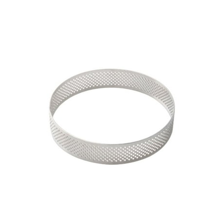 

Bakeware Perforated Stainless Steel Decorating Tool Cake Mold Circle Mould Tartlet Molds Tart Ring 20CM