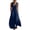 Navy-women rompers dressy, variant on Dazajoo Women's Plus Size Jumpers and Rompers Summer Sleeveless Wide Legs Button Overalls with Pockets 2024 Casual Solid Color Spaghetti Strap Jumpsuits for Women,Black,XXXXXL