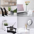 thumbnail image 7 of Uxcell Acrylic Pen Holder Display Stand Pen Rack Makeup Brush Organizer Vertical & Horizontal Black, 7 of 7